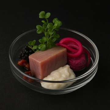 Marinated Black Sea Bonito with Tarama